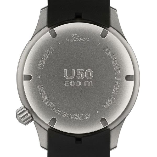 【60回払いまで無金利/純正ストラップ/ジングッズ】 正規品 Sinn ジン U50 Diving Watches  メンズ腕時計 シリコンストラップ | Sinn | 04