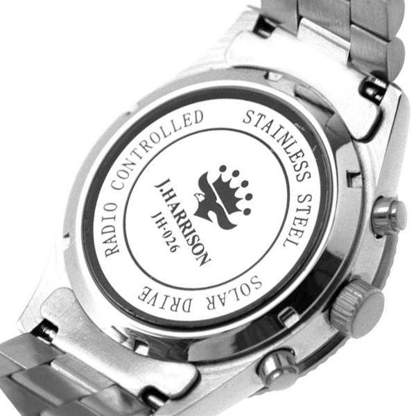腕時計ジョンハリソン 　10石天然ダイヤモンド付ソーラー電波時計J.H-026MSB｜quelqueschoses｜03