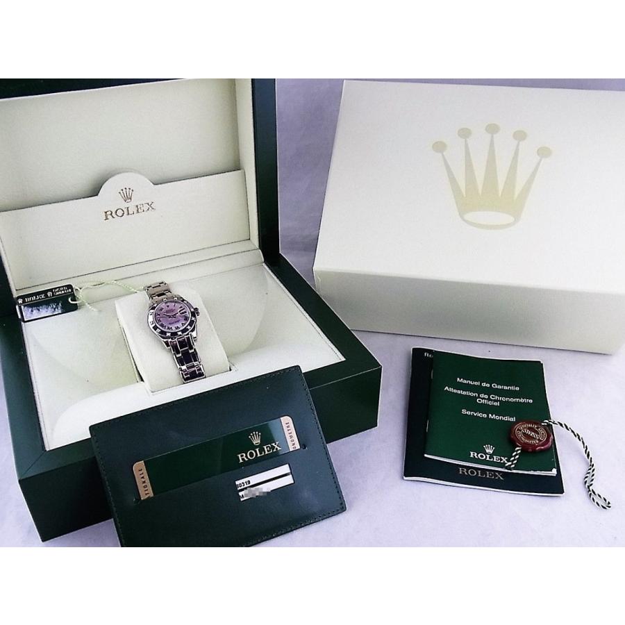 ロレックスレディデイトジャストパールマスターベゼル12PダイヤシリアルM番80319NR中古 | オイスター パーペチュアル | 04