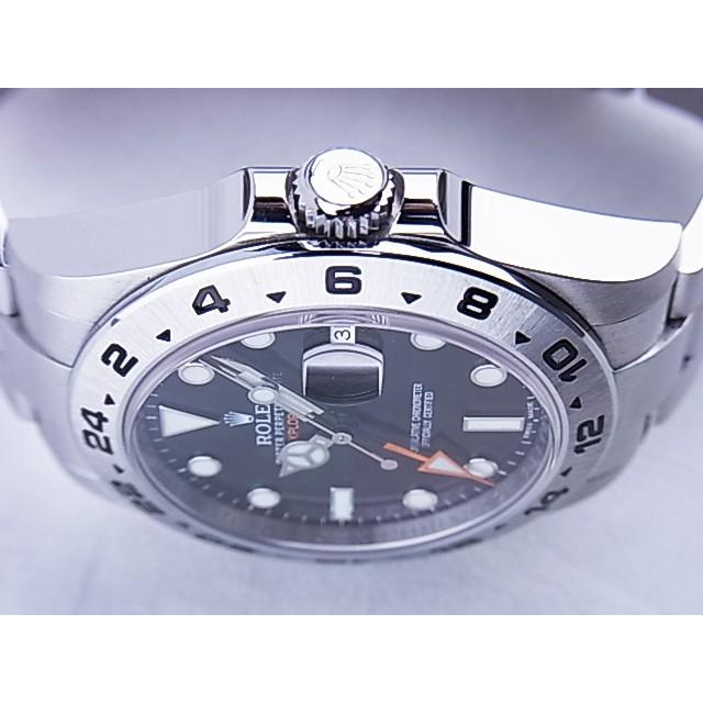 サブマリーナー ロレックス エクスプローラーII 黒文字盤 216570を最