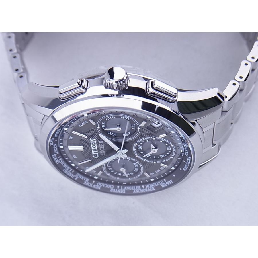 シチズンサテライトウェーブエクシード クロノ CC9050-53E チタン