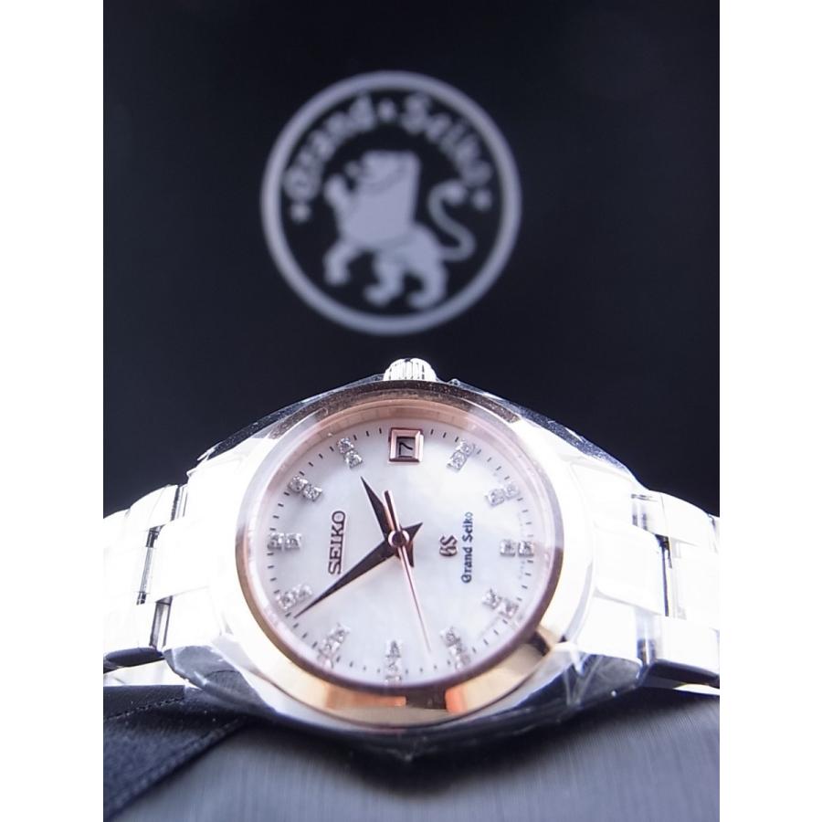 グランドセイコーGRANDSEIKO STGF086 22Pダイヤシェル文字盤 Grand Seiko グランドセイコーレディース22Pダイヤホワイトシェル