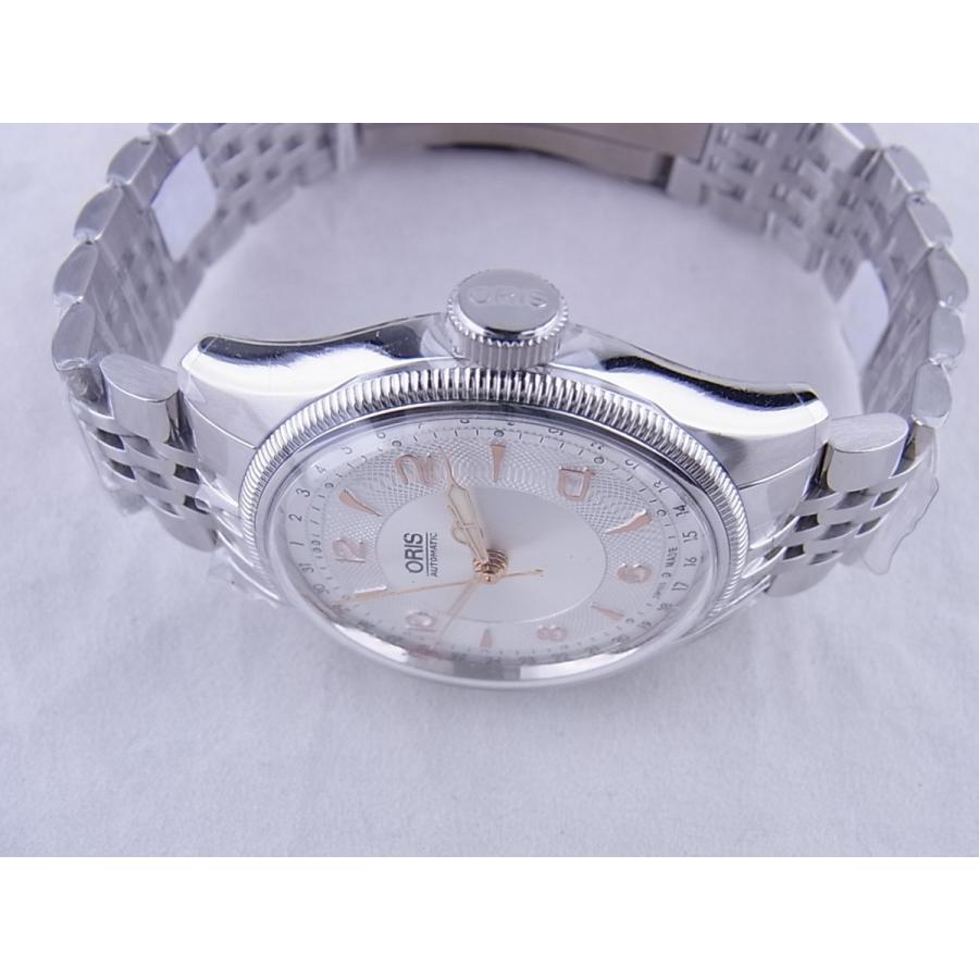 オリスビッククラウンポインターデイトシルバー文字盤754.7696.4061M(01 7054 7696 4061 07 8 20 30)　新品 | ORIS | 01