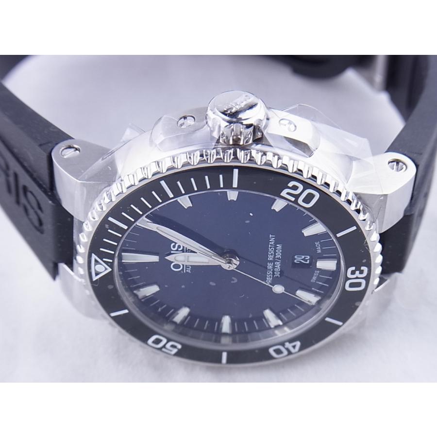 オリスアクイスデイトダイバーズブルー文字盤73376534135R（01 733 7653 4135-07 4 34eb）　新品 | ORIS | 01