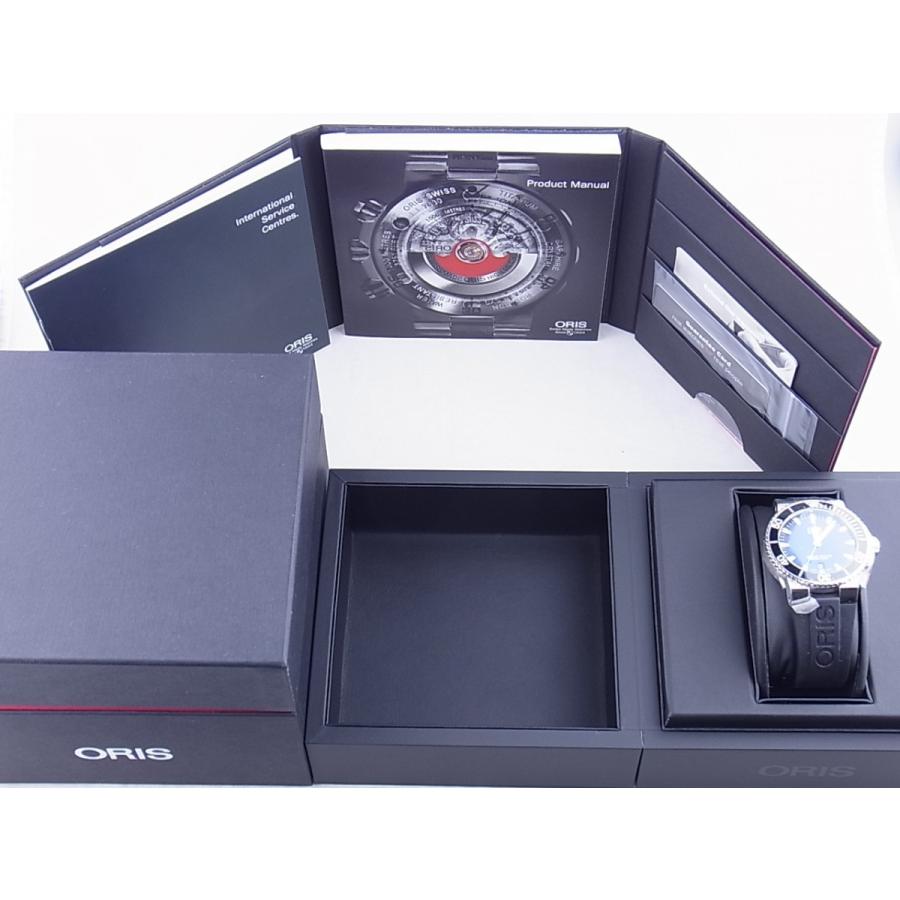 オリスアクイスデイトダイバーズブルー文字盤73376534135R（01 733 7653 4135-07 4 34eb）　新品 | ORIS | 04