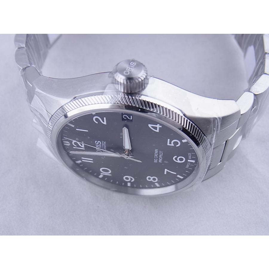 オリスビッククラウンパイロットデイトグレーダイヤル751.7697.4063M(751.7697.4063 07 8 20 19)　新品 | ORIS | 01