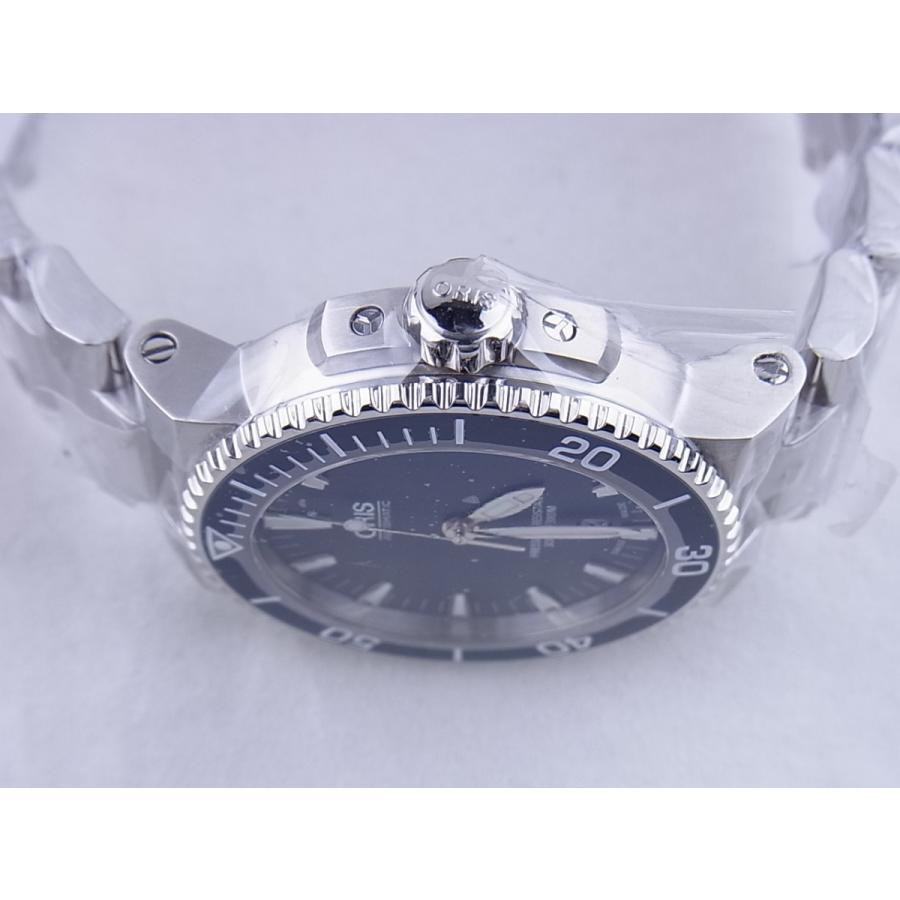 【訳あり・新品】 オリスアクイスデイトダイバーズネイビー文字盤733.7653.4155M(01 733 76534155-07 8 26 01 peb)　新品 【KUE1301811749】(46878円)