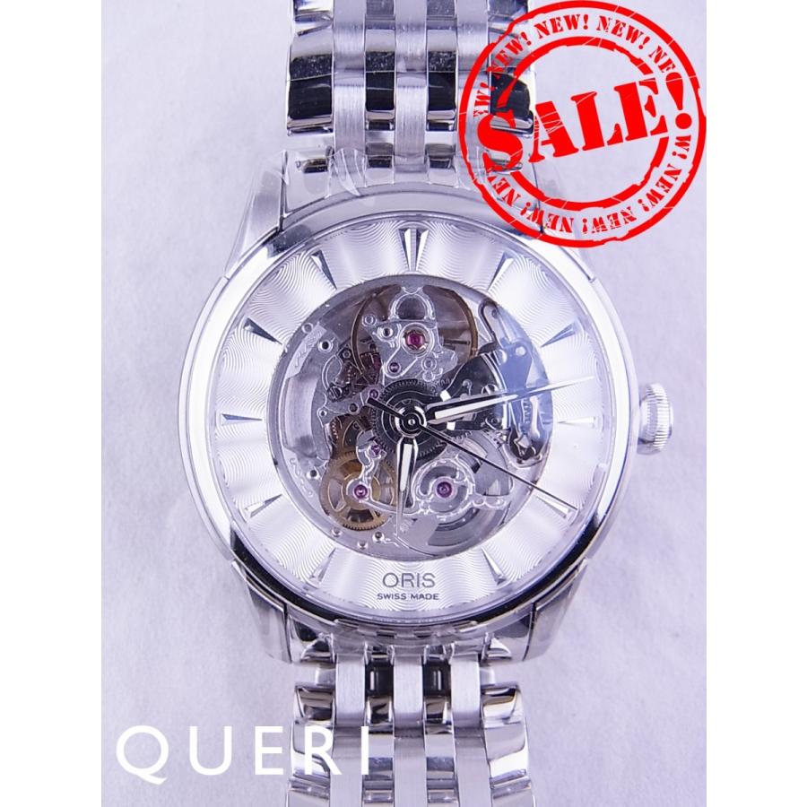 オリスアートリエスケルトンオートマティック734.7670.4051M(01 734 7670 4051 07 8 21 77)　新品 | ORIS