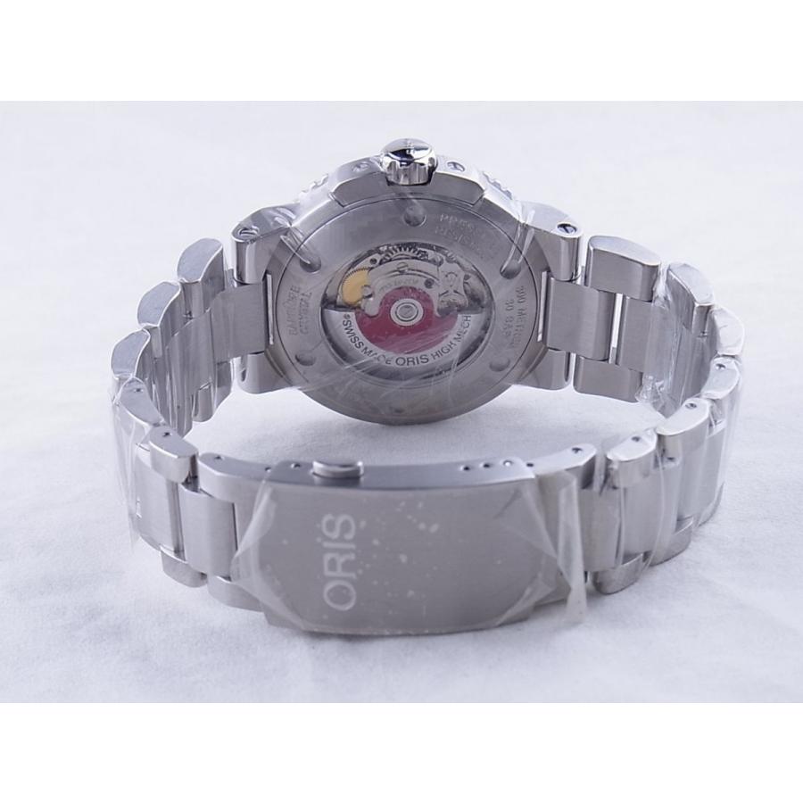 オリスアクイスデイトダイバーズブラック文字盤733.7653.4154M（01 733 7653 4154-07 8 26 01peb）　新品 | ORIS | 03