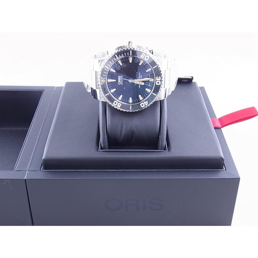 オリスアクイスデイトブラック文字盤ブレス733.7653.4159M(01 733 7653 4159 07 8 26 01PEB)　新品 | ORIS | 05