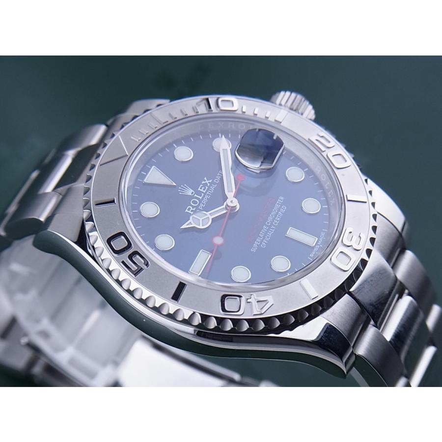 ロレックスヨットマスターロレジウムブルー2017年11月保証書116622新品未使用 | サブマリーナー | 11
