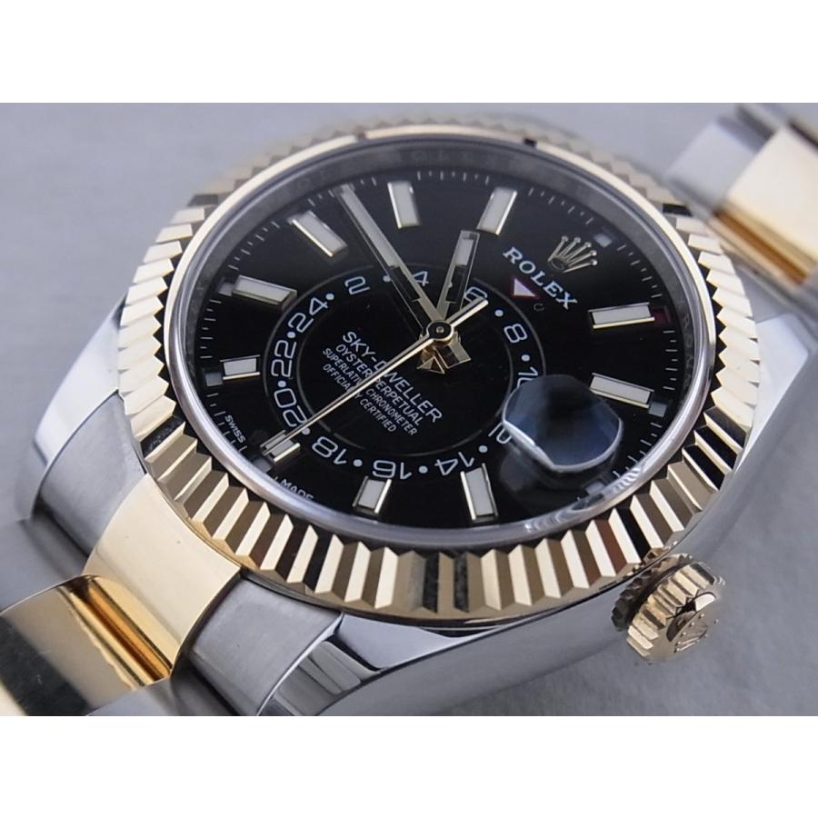 ロレックススカイドゥエラー黒文字盤コンビ326933中古 | ROLEX | 01
