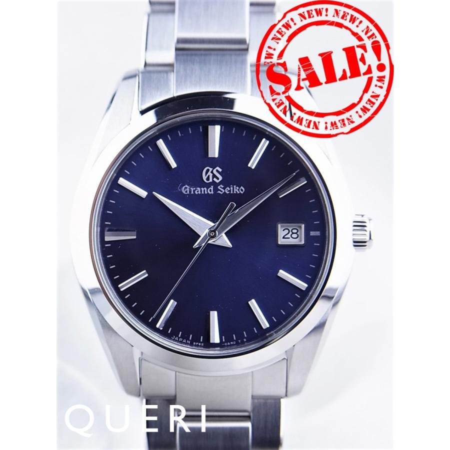 Grand Seiko グランドセイコー9Fクオーツ37mm青文字盤SBGX265新品