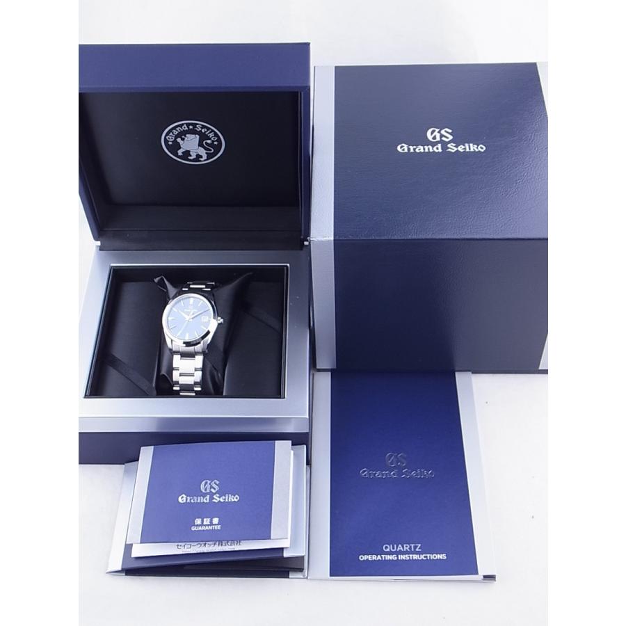 Grand Seiko グランドセイコー9Fクオーツ37mm青文字盤SBGX265新品