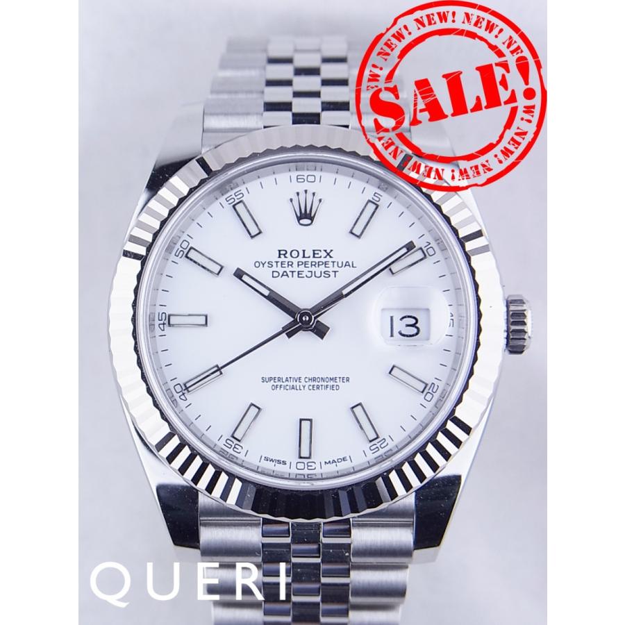 ロレックスデイトジャスト41ホワイトバーインデックス126334中古 | サブマリーナー