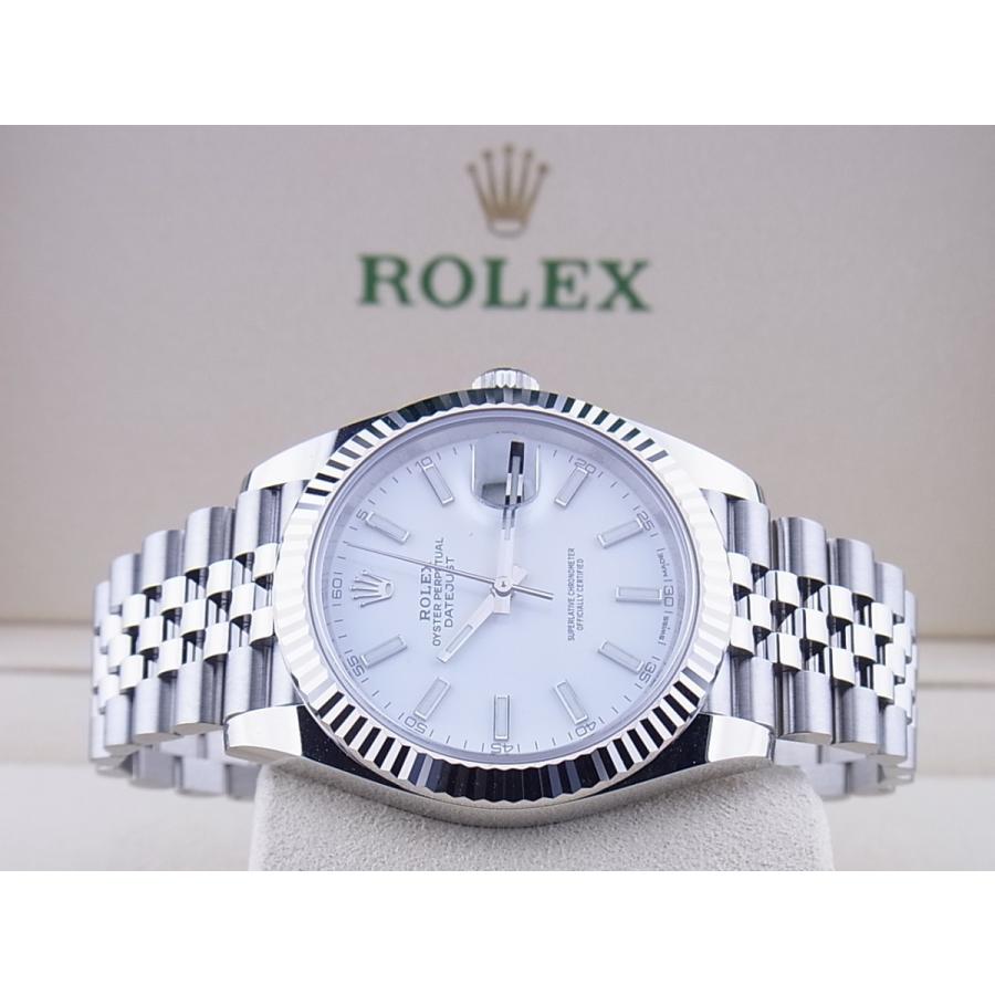ロレックスデイトジャスト41ホワイトバーインデックス126334中古 | サブマリーナー | 13
