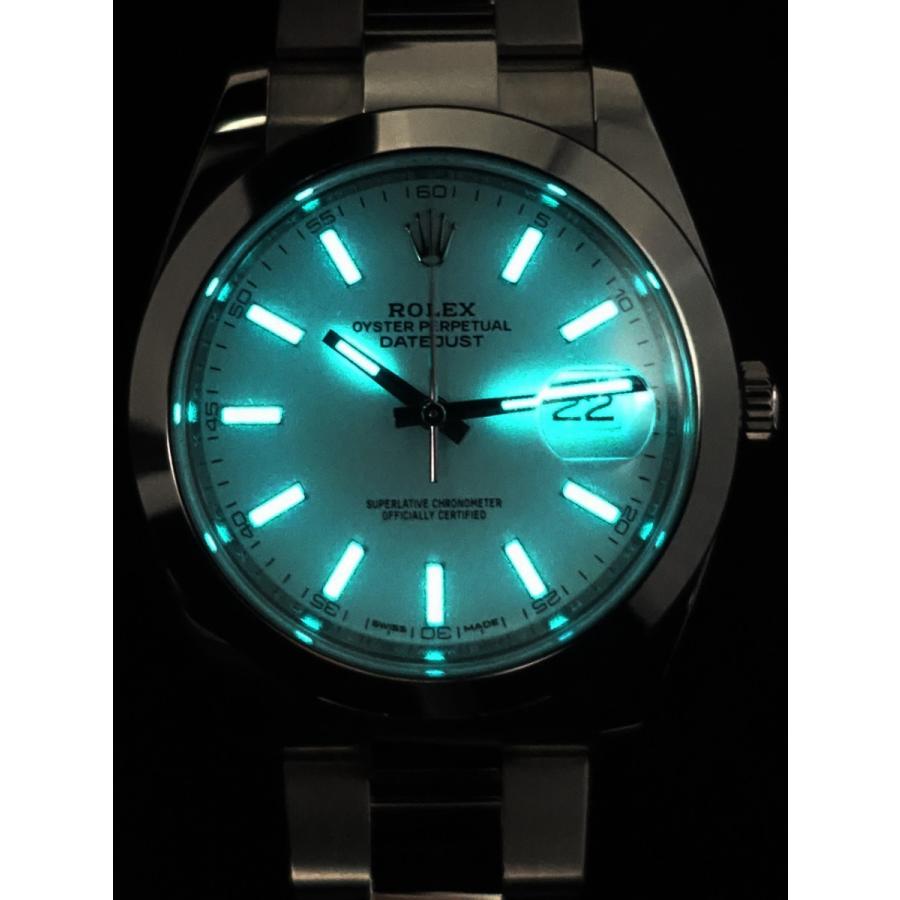 ロレックスデイトジャスト41ホワイトバー126300中古 | サブマリーナー | 09