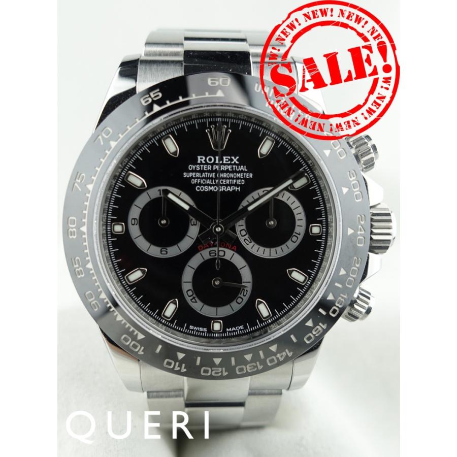ロレックスデイトナ黒文字盤2016年国内正規保証書116500LN中古 | デイトナ（ROLEX）