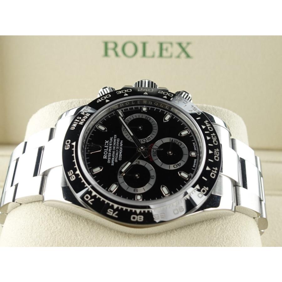 ロレックスデイトナ黒文字盤2016年国内正規保証書116500LN中古 | デイトナ（ROLEX） | 12