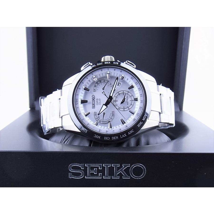 SEIKO セイコーアストロン8XデュアルタイムホワイトSBXB047(8X53