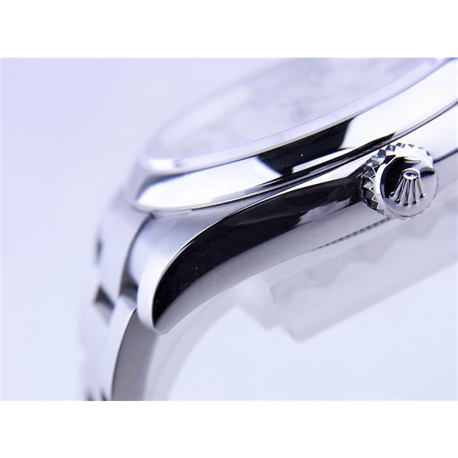 ロレックスオイスターパーペチュアル白文字盤バーインデックス116000ほぼ未使用の中古 | オイスター パーペチュアル | 02