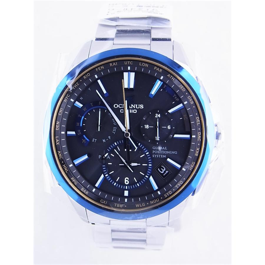 OCEANUS カシオオシアナスブラックマーブルOCW-G1100TG-1AJF新品