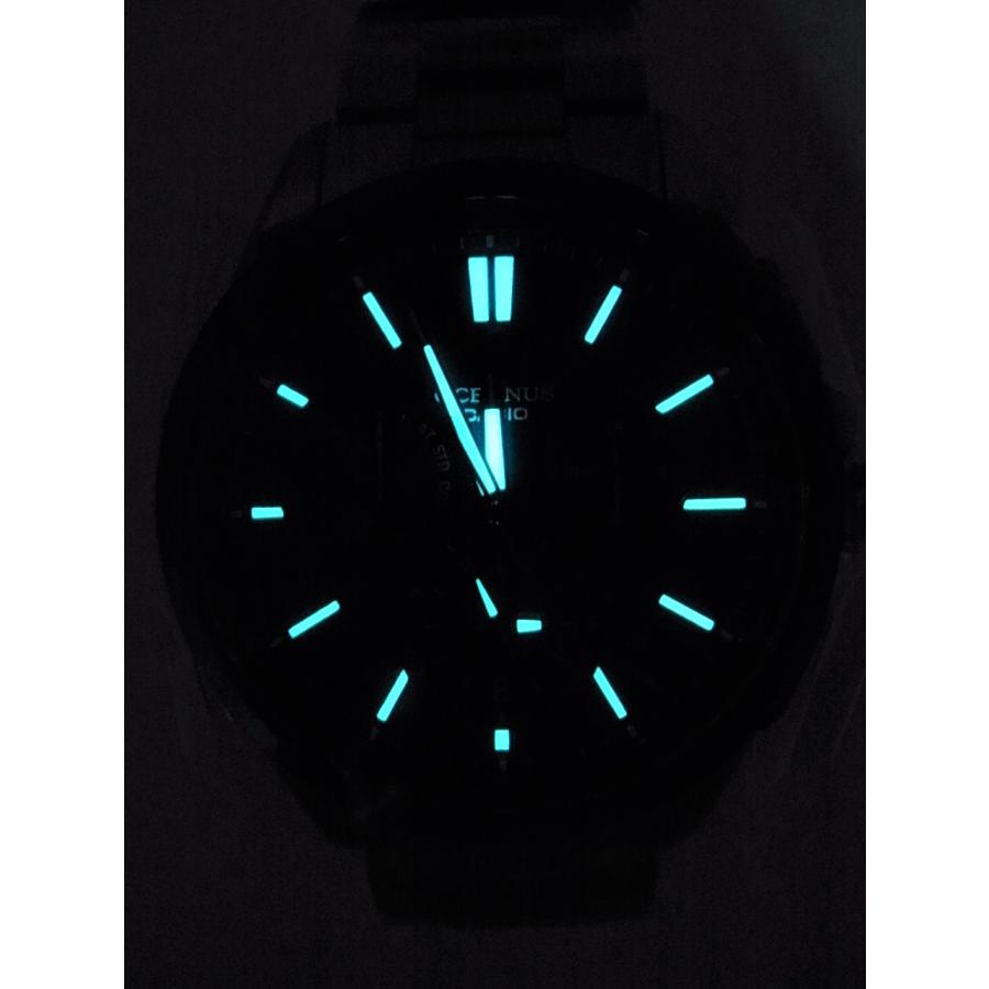 カシオオシアナスブラックマーブルOCW-G1100TG-1AJF新品 | OCEANUS | 10