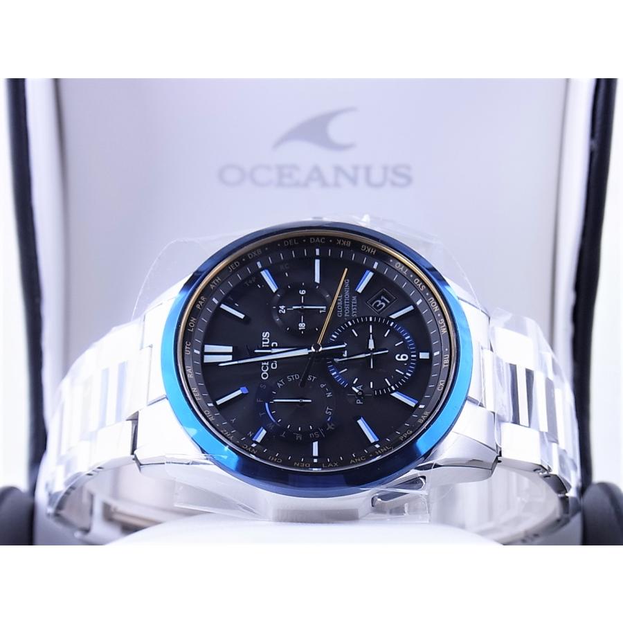 カシオオシアナスブラックマーブルOCW-G1100TG-1AJF新品 | OCEANUS | 12