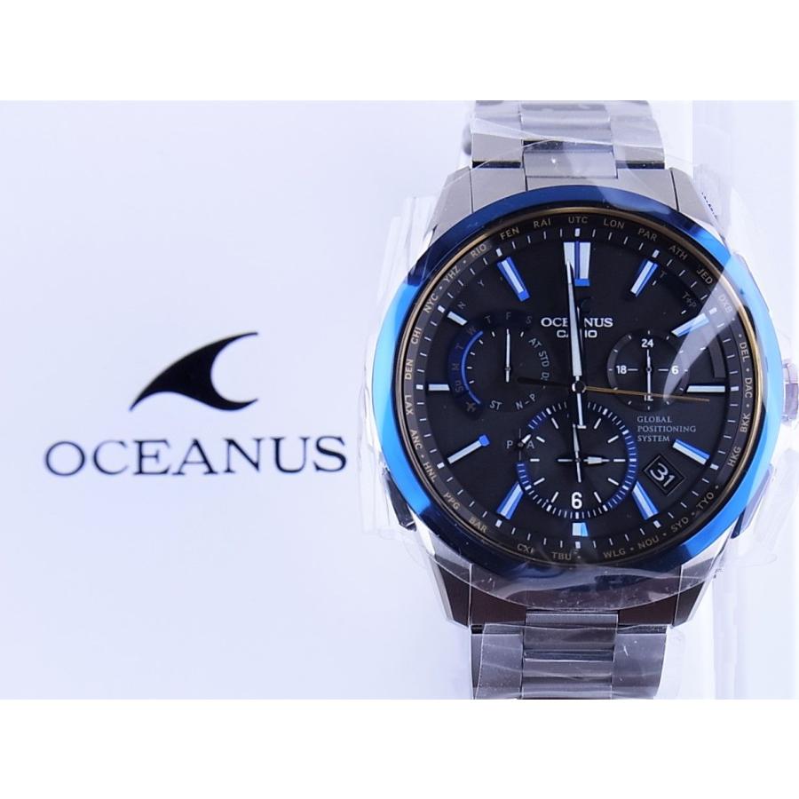 カシオオシアナスブラックマーブルOCW-G1100TG-1AJF新品 | OCEANUS | 13