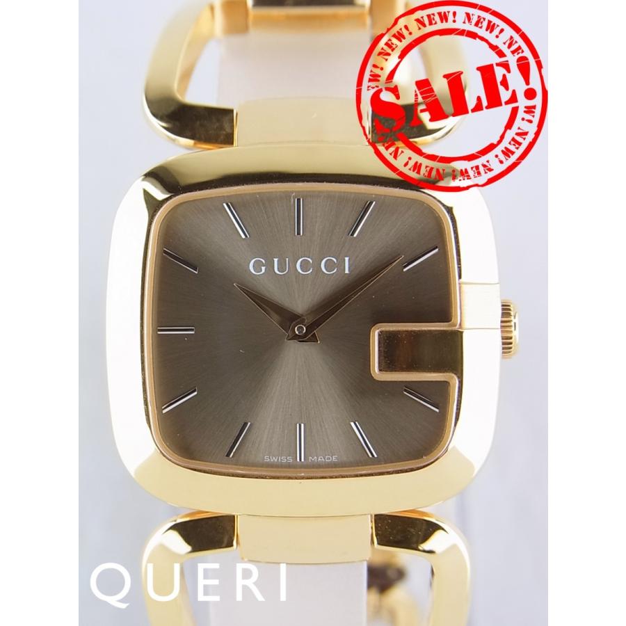 GUCCI（グッチ） グッチGグッチレディースゴールド×ブラウンYA125408
