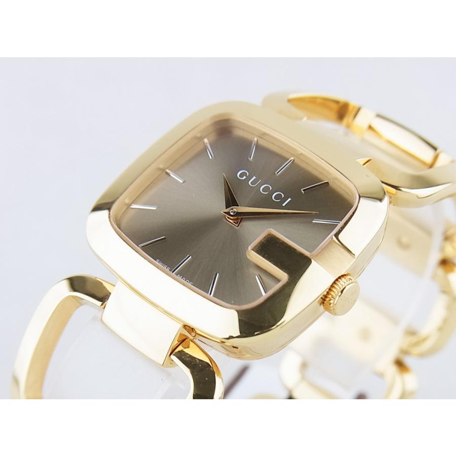 GUCCI（グッチ） グッチGグッチレディースゴールド×ブラウンYA125408