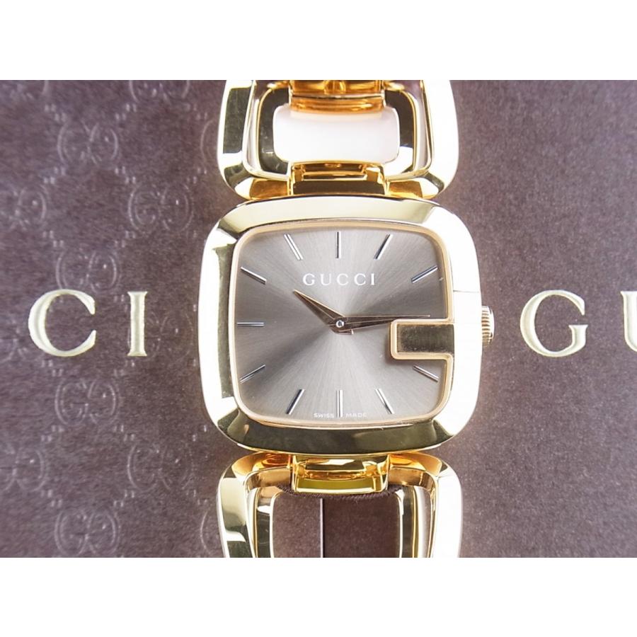 GUCCI（グッチ） グッチGグッチレディースゴールド×ブラウンYA125408