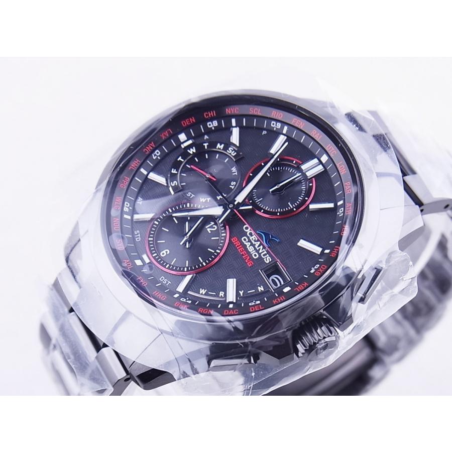 ネ*き様 OCW-T2610BR-1AJR　ブリーフィング　コラボ　替えバンド2 7月6日発売 『ブリーフィング×オシアナス』コラボモデル。旅を