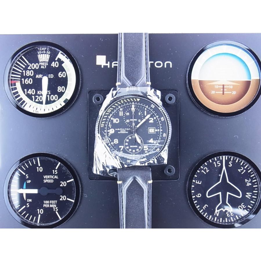 ハミルトンカーキテイクオフオートクロノ2WAY世界限定1999本H76786733新品 | HAMILTON | 12
