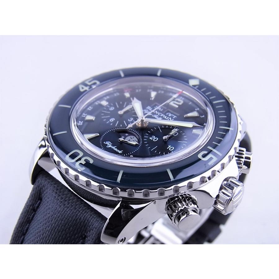 ブランパンフィフティファゾムスコンプリートカレンダーフライバッククロノ5066F-1140-52B中古 | BLANCPAIN | 01