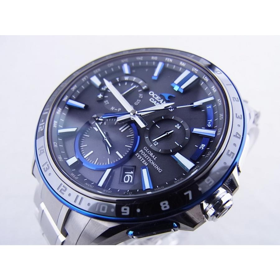 カシオオシアナスフルメタルGPSハイブリッドOCW-G1200-1AJF中古 | OCEANUS | 01