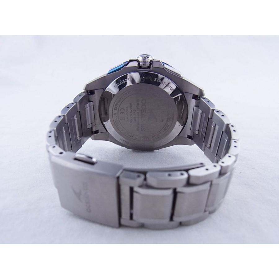 カシオオシアナスフルメタルGPSハイブリッドOCW-G1200-1AJF中古 | OCEANUS | 08
