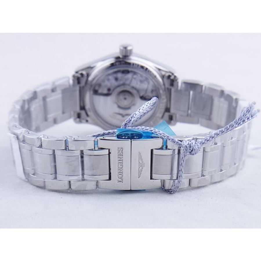 ロンジンマスターコレクション25mm青文字盤ペアウォッチレディースL21284926新品 | LONGINES | 04