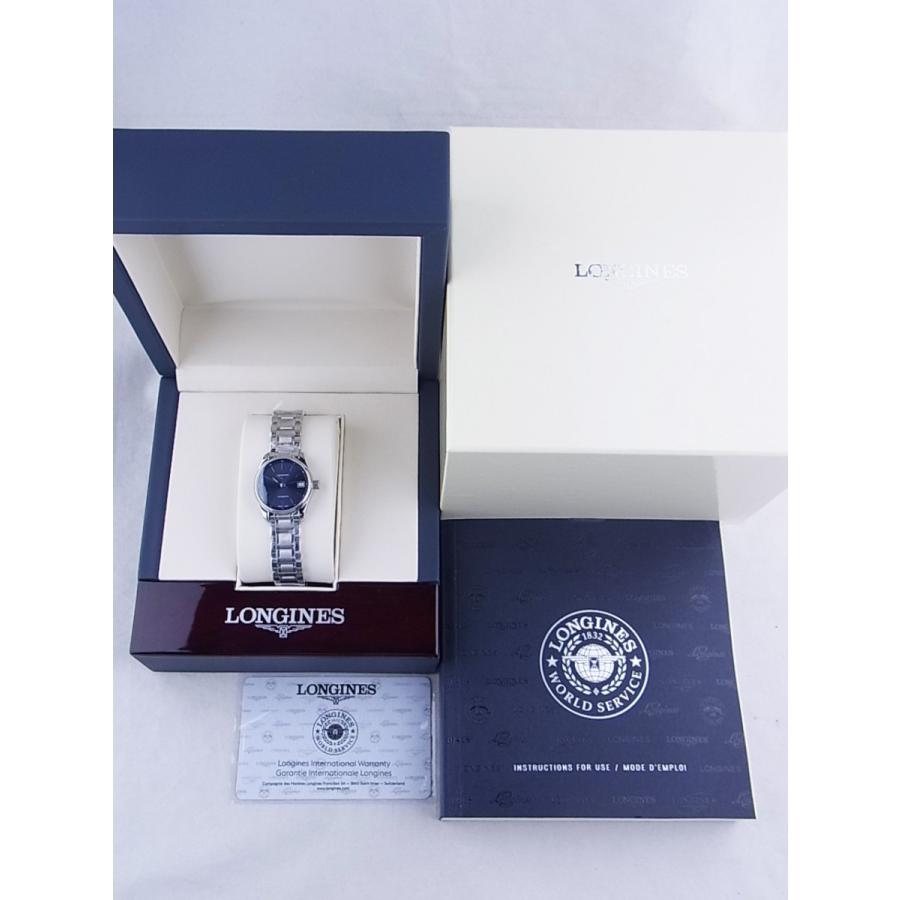 ロンジンマスターコレクション25mm青文字盤ペアウォッチレディースL21284926新品 | LONGINES | 05