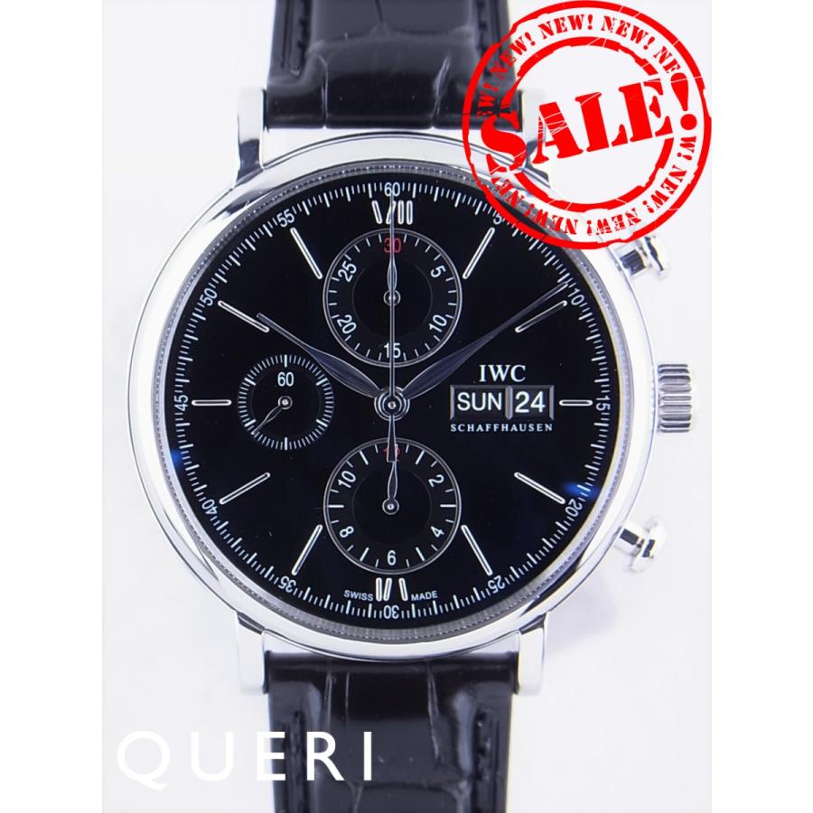 IWCポートフィノ黒文字盤IW391002新品仕上げ ベルト純正新品交換済み | ポートフィノ