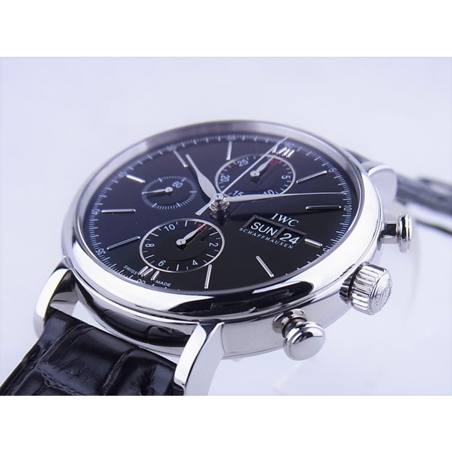 IWCポートフィノ黒文字盤IW391002新品仕上げ ベルト純正新品交換済み | ポートフィノ | 01