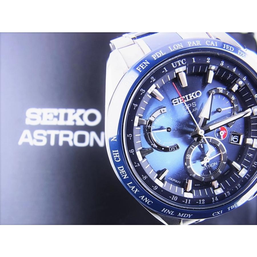 セイコー アストロン 青文字盤 SBXB043(8X53-0AB0) 中古 美品 | ASTRON | 12