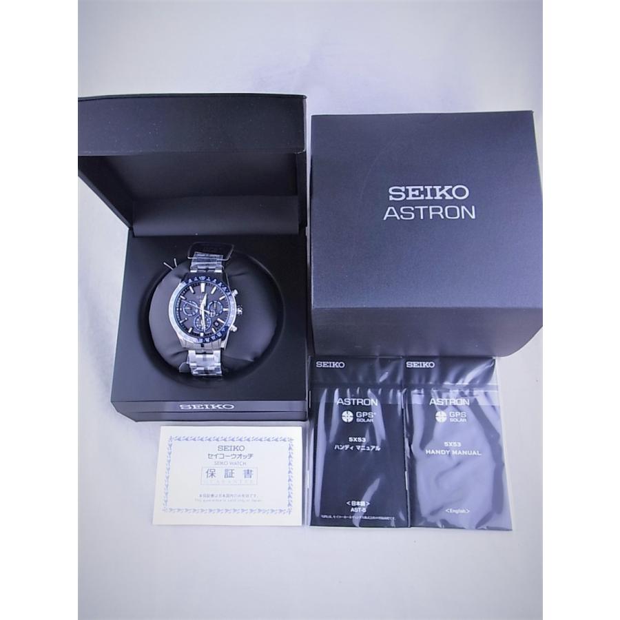 ASTRON セイコーアストロン黒文字盤青ベゼルSBXC001新品 : クエリ