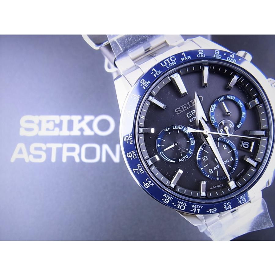 ASTRON セイコーアストロン黒文字盤青ベゼルSBXC001新品 : クエリ