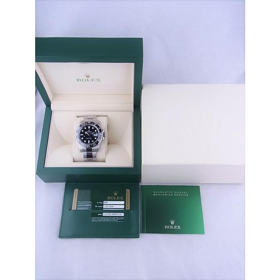 ロレックスGMTマスター黒 116710LN 美品中古 裏シール付き | ROLEX | 11