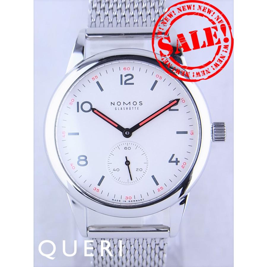 ノモスクラブホワイト文字盤CL1E1W2新品仕上げ済 | NOMOS GLASHUETTE