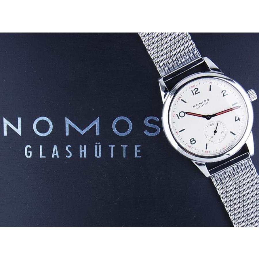 ノモスクラブホワイト文字盤CL1E1W2新品仕上げ済 | NOMOS GLASHUETTE | 10