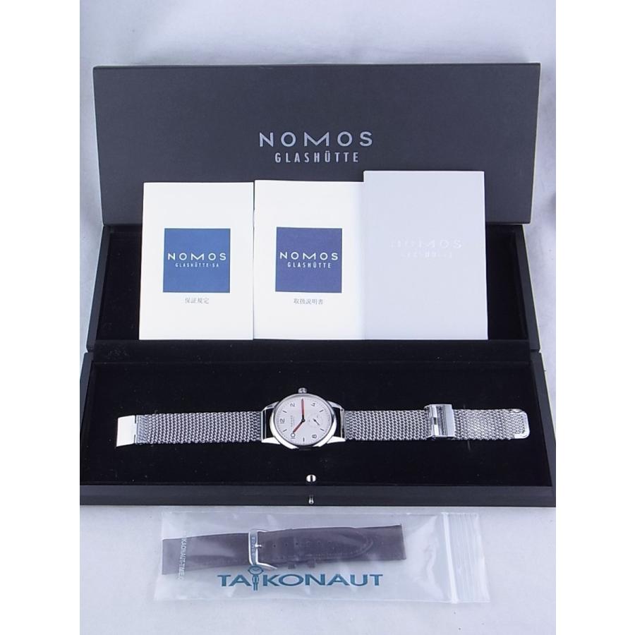 ノモスクラブホワイト文字盤CL1E1W2新品仕上げ済 | NOMOS GLASHUETTE | 09