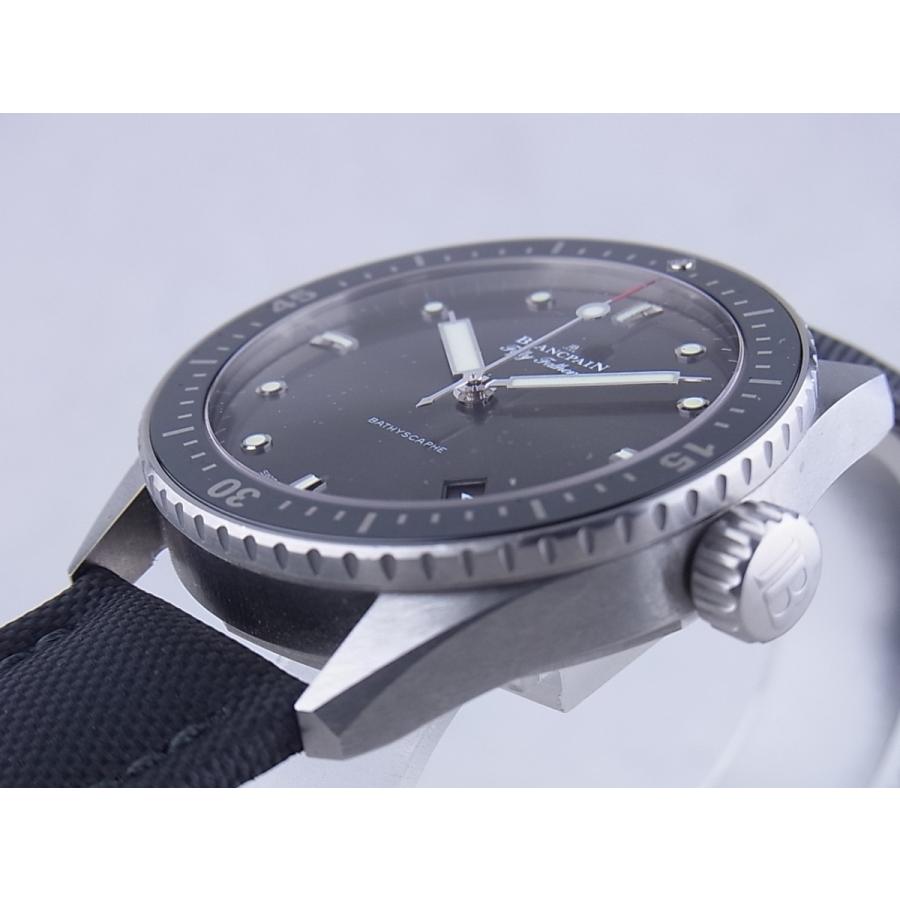 ブランパンフィフティファゾムスバチスカーフグレー文字盤5000-1110-B52A中古 | BLANCPAIN | 01