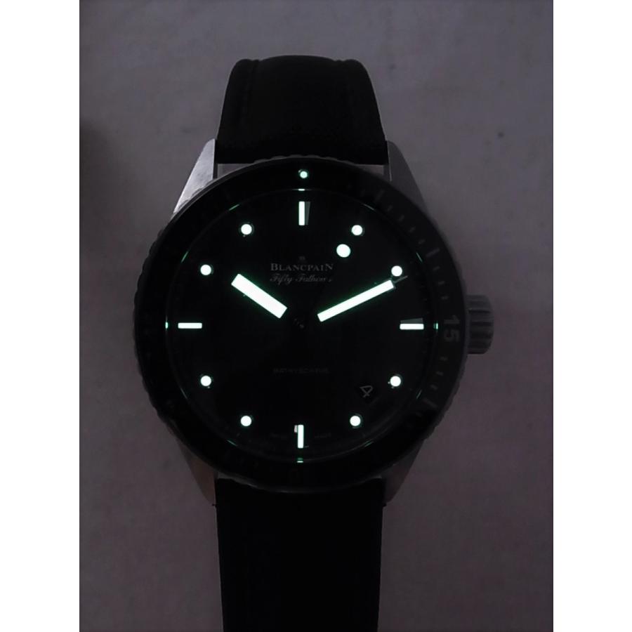 ブランパンフィフティファゾムスバチスカーフグレー文字盤5000-1110-B52A中古 | BLANCPAIN | 10